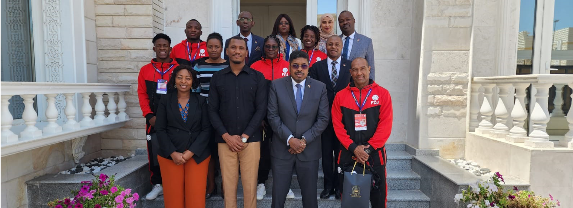 Visita da Seleção angolana de Judo