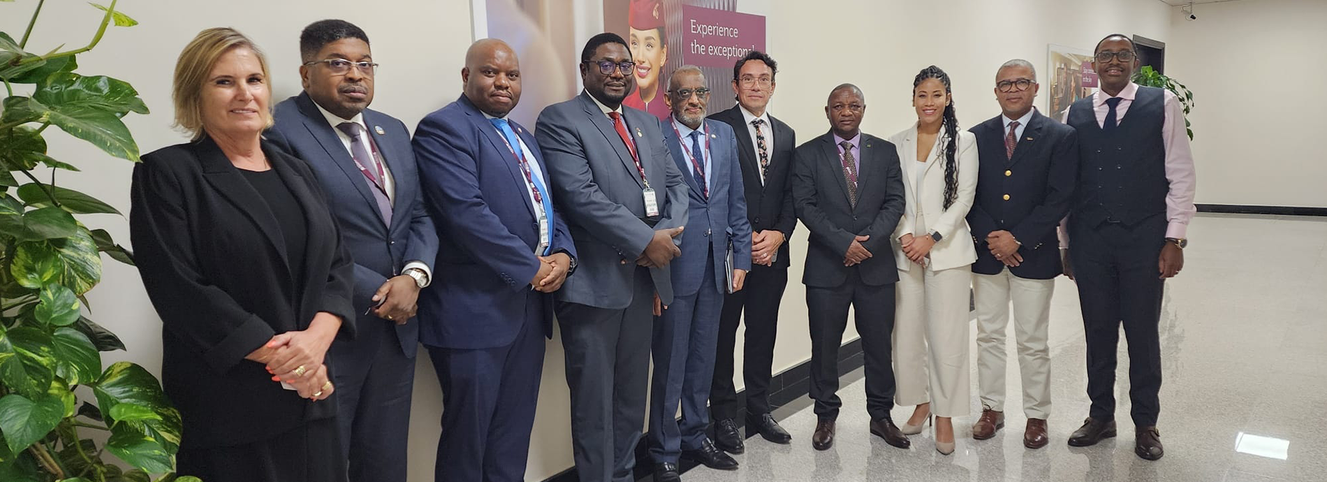 Encontro de trabalho Entre Embaixadores da SADC e Vice-presidente da Companhia Qatar Airways para África