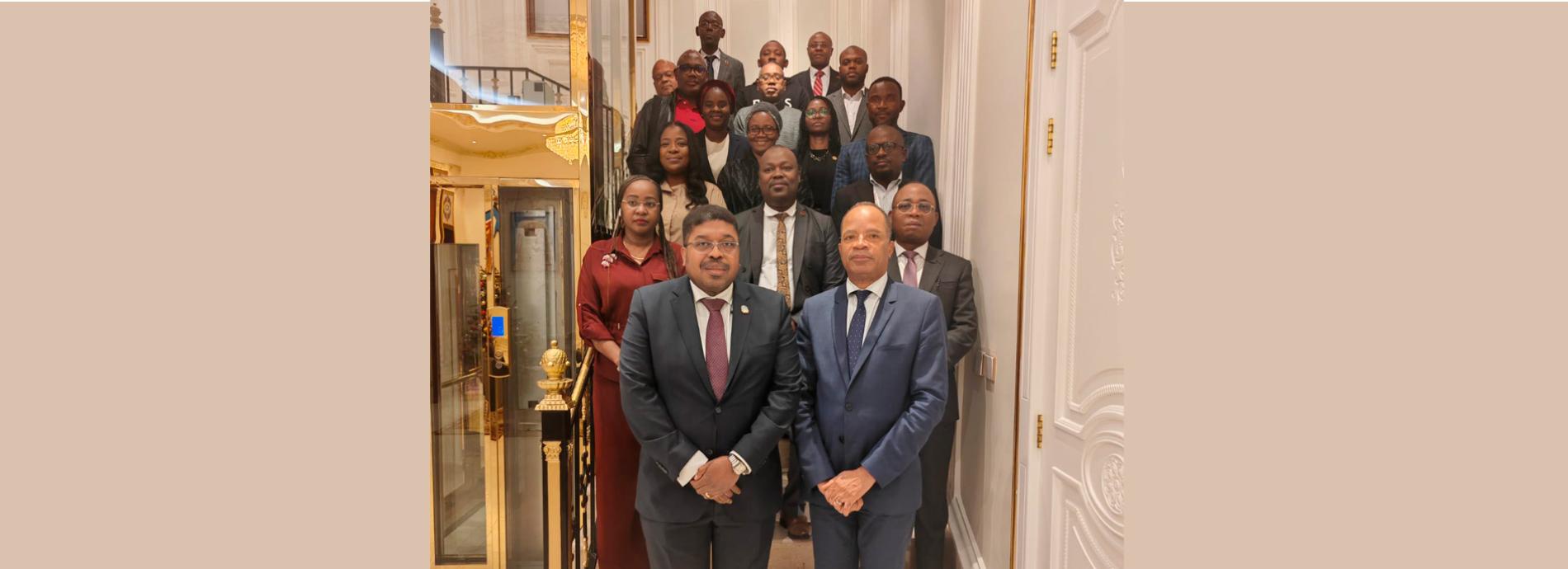 INSPECTOR GERAL DA ADMINISTRAÇÃO DO ESTADO,  VISITA EMBAIXADA DE ANGOLA NO ESTADO DO QATAR.