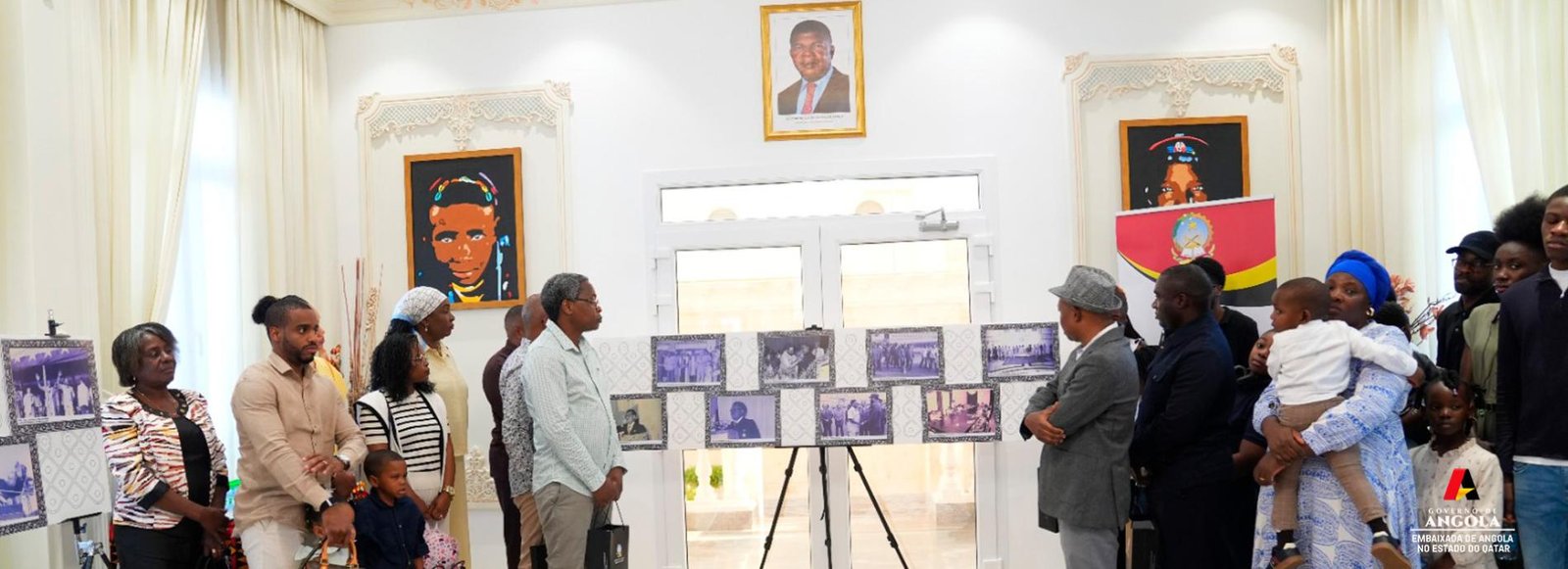 EXPOSIÇÃO FOTOGRÁFICA E PROJECÇÃO DE VÍDEO, QUE ENALTECE A VIDA E OBRA DE ANTÓNIO AGOSTINHO NETO, MARCA A CELEBRAÇÃO DO 17 DE SETEMBRO NO ESTADO DO QATAR