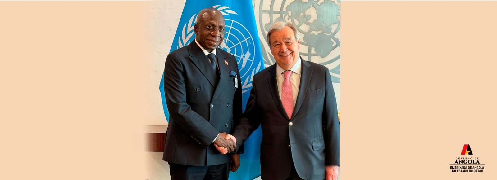 MINISTRO TÉTE ANTÓNIO MANTÉM ENCONTROS BILATERAIS COM O SECRETÁRIO-GERAL DA ONU