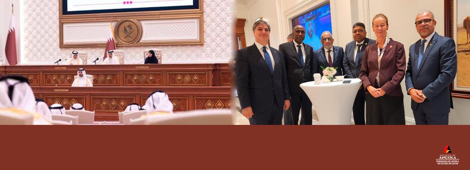 EMBAIXADOR EXTRAORDINÁRIO E PLENIPOTENCIÁRIO DE ANGOLA NO QATAR PARTICIPOU NA 55 ª SESSÃO ANUAL DA LEGISLATIVA DO SHURA COUNCIL
