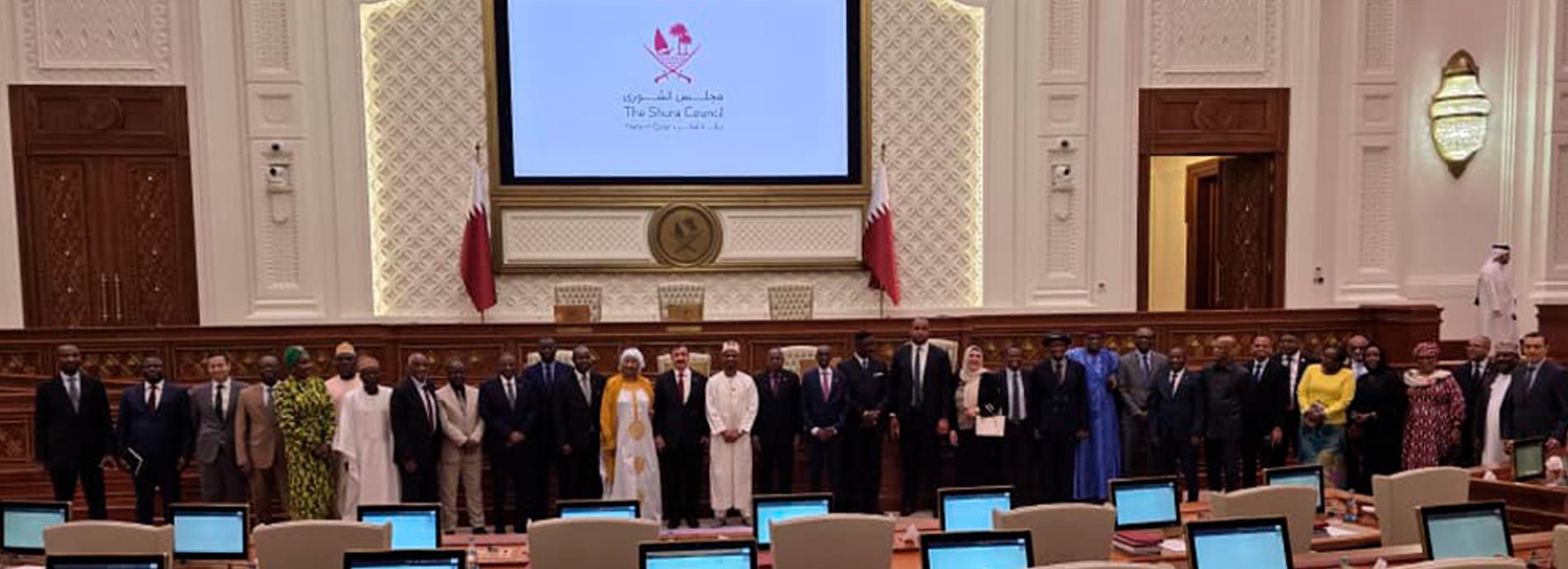 EMBAIXADOR ANTÓNIO COELHO RAMOS DA CRUZ PARTICIPA NO ENCONTRO DO GRUPO DE EMBAIXADORES AFRICANOS COM O PRESIDENTE DO CONSELHO DA SHURA