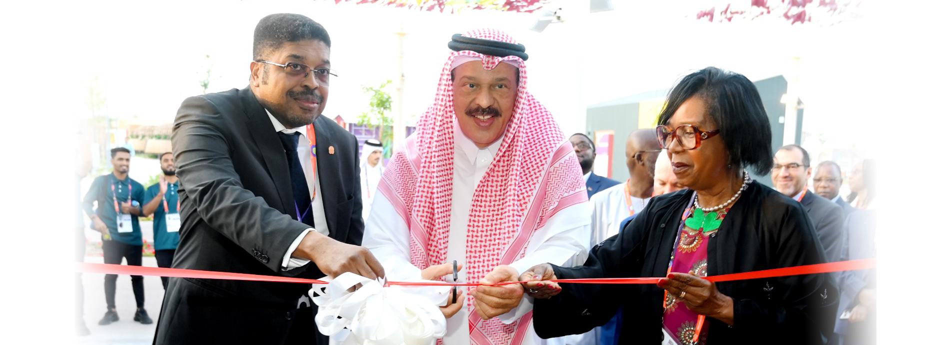 Cerimônia de abertura do Pavilhão da Angola na Expo Horticultural Qatar 2023